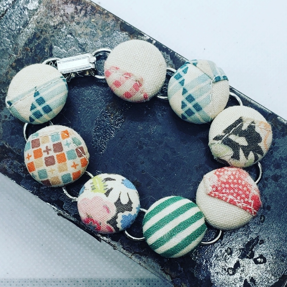 UPCYCLED Quilt Bracelet